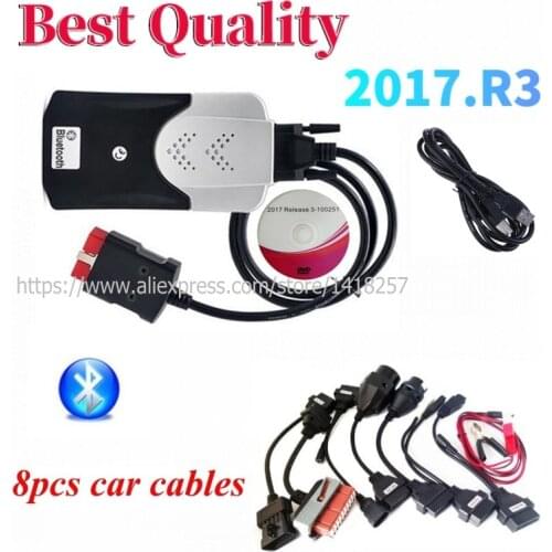 2021 NEW VCI Adapter 2017R3 Keygen VD DS150E CDP pro bluetooth for delphis obd2 diagnostic tool Scanner with new relays with usb