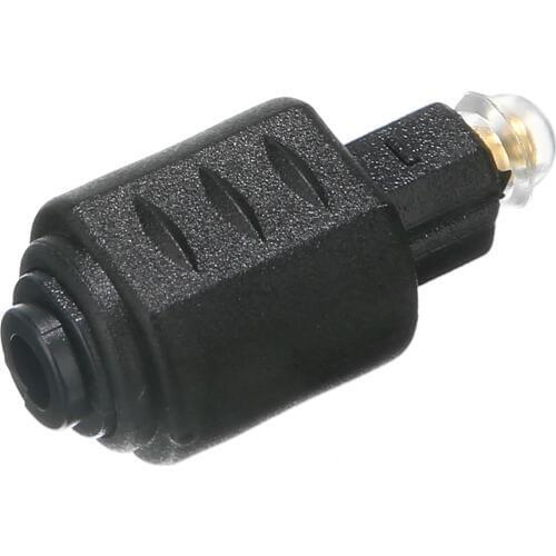 3.5mm Mini Jack Plug to Digital Toslink Cable Adapter Female to Male Digital Optical Audio Connector Adapter