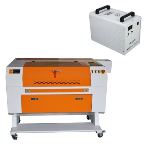 80W CO2 USB Laser Engraving Machine 700x500mm Engraver Cutter Wood working Crafts Printer Cutter+water chiller good