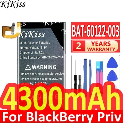 KiKiss 4300mAh BAT-60122-003 Battery For BlackBerry Priv Good Quality Mobile Phone Batteries