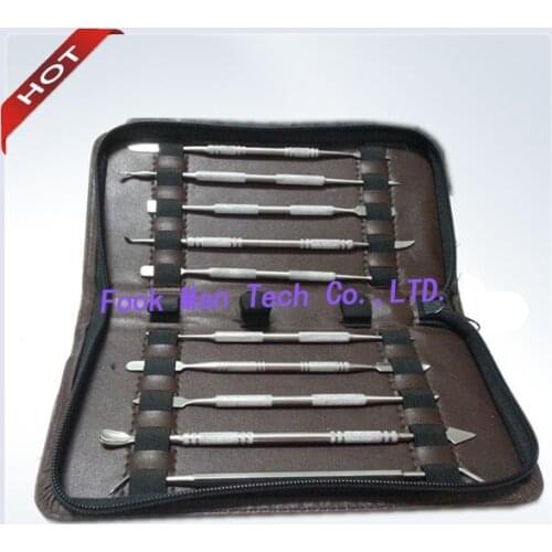 Free Shipping 10pcs/bag Jewelry Tools Stainless Steel Wax Carving Set, Wax Carving Tools Set , Jewelry Making Tools