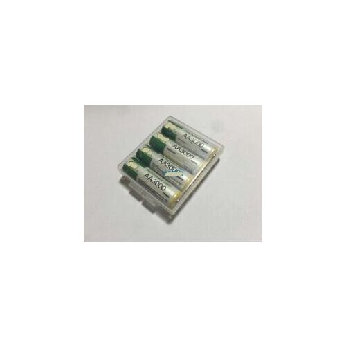 Free shipping 4pcs/lot 1.2v AA 3000mah ni-mh rechargeable battery