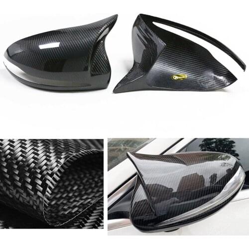 Mirror Cover For Mercedes Benz W205 X205 W222 W213 C63 S63 E63 AMG 2014-2018 Dry Carbon Fiber Add On Side M Look Rear View Caps