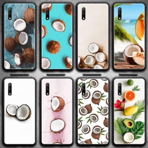 Fruit Coconut Phone Case for Huawei Honor 30 20 10 9 8 8x 8c v30 Lite view 7A pro