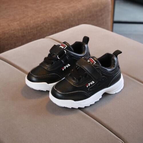 Children Damping Casual Sneakers Boys Wear-resistant Sneakers Girls Lightweight Shoes Baby Shoes with Breathable sole XZ20039