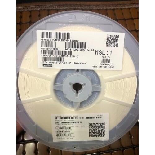 BLM15HD182SN1D ferrite beads 1.8 kOhms 0402 1800R 200mA 1.8 KOHM 2.2Ω