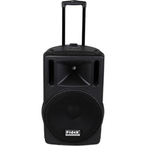 Fidek FPX-151BT Professional Audio mobile speaker Trolley speaker battery high-power outdoor 2-way speaker 15 inch with remote