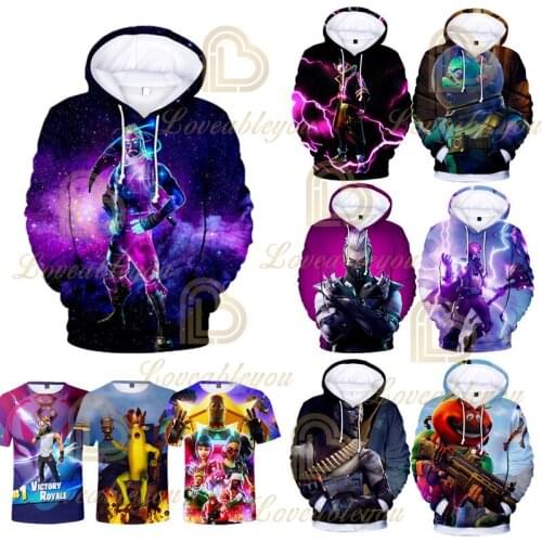 Hot Sale Battle Game 3D Hoodie Children Hoodies Streetwear Hip Hop Spring Autumn Sweatshirts Hoodie for Kids' Birthday Gifts