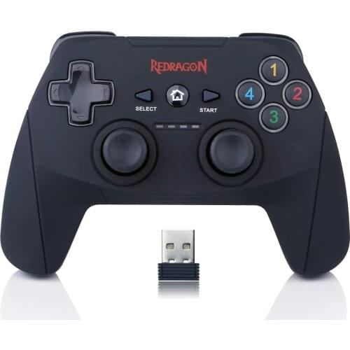 Redragon – G808 game controller with dual Vibration for PC Windows, PS3,Playstation,Android,Xbox 360
