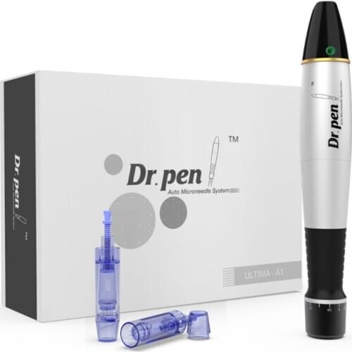 Dr Pen A1 Skin Care Massage Roller Kit Tool Micro Needling Mesotherapy Electric Derma Pen With Needle Cartridge Wrink Remover
