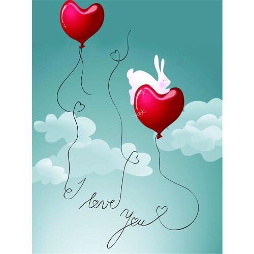 Sweety Heart Vinyl Backdrop for Valentines Day Digital Printed Bokeh Photo Background Studio Wedding Photo Booth