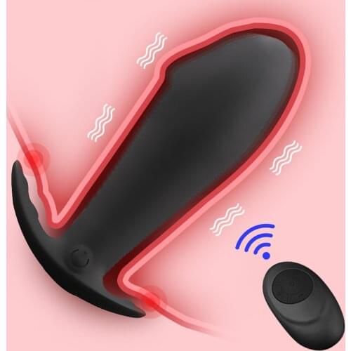 Male Prostate Massager Anal Vibrator Silicone Butt Plug Delay Ejaculation Rings Masturbator Erotic Sex Toys for Men Adult Toys