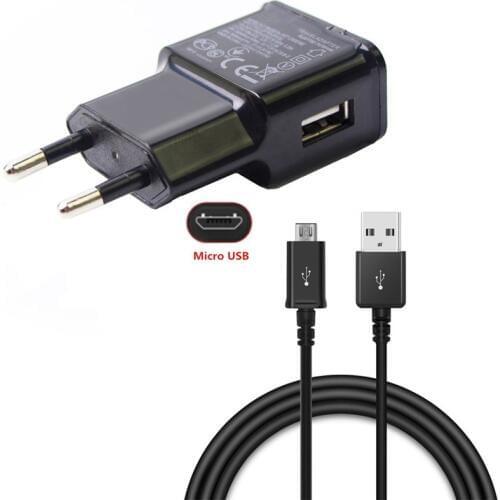 Micro USB Wall Charger Adapter For Alcatel 1C 1X 3C 3V 3X 3 1T 7 10 Idol 5 A7 A3 XL Plus U5 HD U50 Shine Lite 1M Micro USB Cable