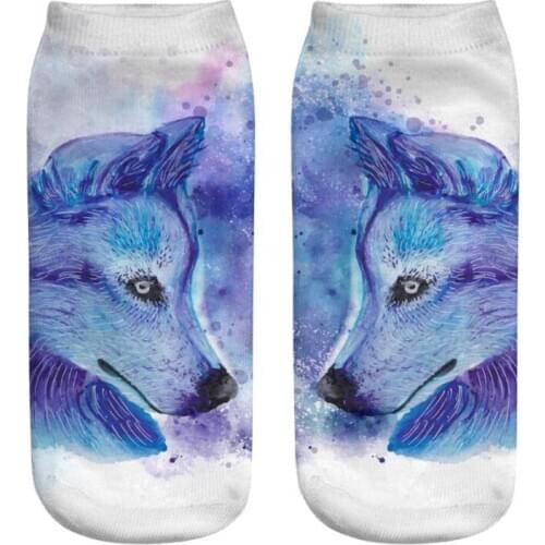 2 Pairs/Lot Women Men Fashion Animal Socks 3D Printed Funny kawaii Socks Cute Animal Fitness Hamster 3d Socks Many Style Summer