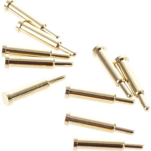 New 10 Pcs Spherical Tipped Spring Loaded Probes Testing Pins