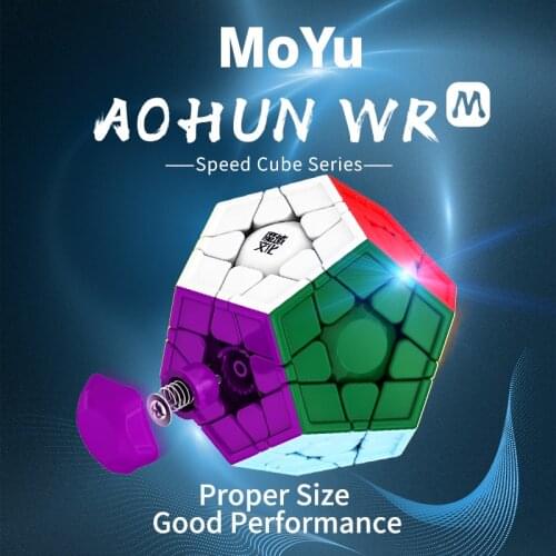 [Picube]2020 Moyu AoHun WRM Magnetic 3x3 Megaminx magic cube moyu aohun wr m 12 sided speed cube 3x3x3 puzzle