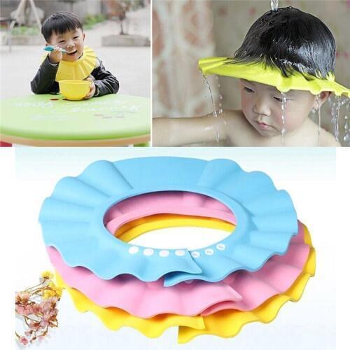Adjustable Shower Bath Visor Shield Wash Hair Cap Shampoo Resistance Protect Ear Eye Hat Baby Children Kids Infant baby Bath