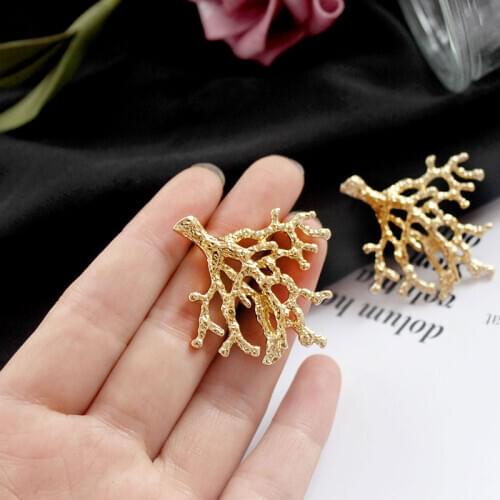 Fashion Tree of Life Stud Earrings Gold Color Tree Biology Irregular Geometric Earring Women Girl Party New Gifts 2019