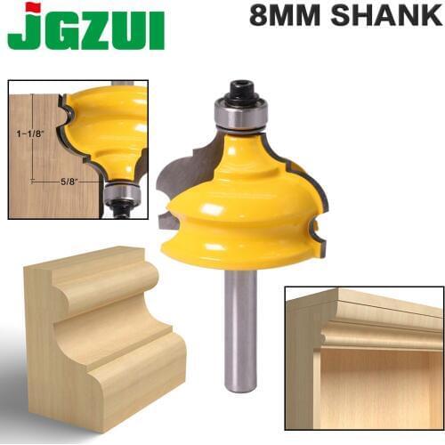 1PC 8mm Shank Classical & Bead Molding & Edging Router Bit - Tenon Cutter for Woodworking Tools