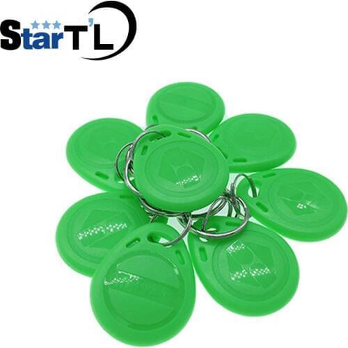 10 pcs/lot) 125khz RFID Keyfobs Proximity Tags Key Token TK4100 Chip Keycard Read only Access key-chain Card for Access Control