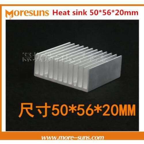 Fast Free Ship 10pcs/lot Heat sink 50*56*20mm electronic heatsink chip cooling block radiator