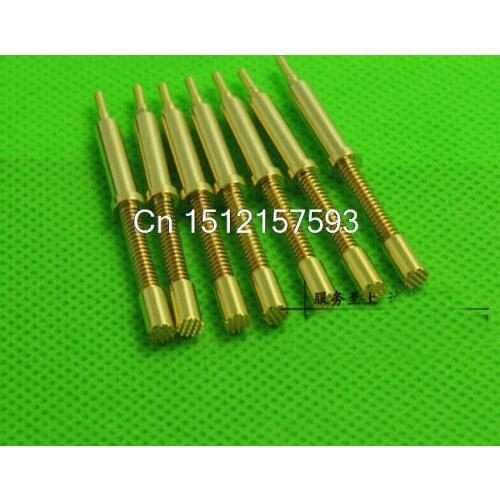 10 Pcs 12A High Current Serrated Tip Spring Test Probes Pins 3.55mm Dia 355*4550