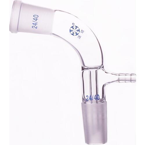 105 degree vacuum receiving tube 24/40,Vacuum receiving tube tail pipe