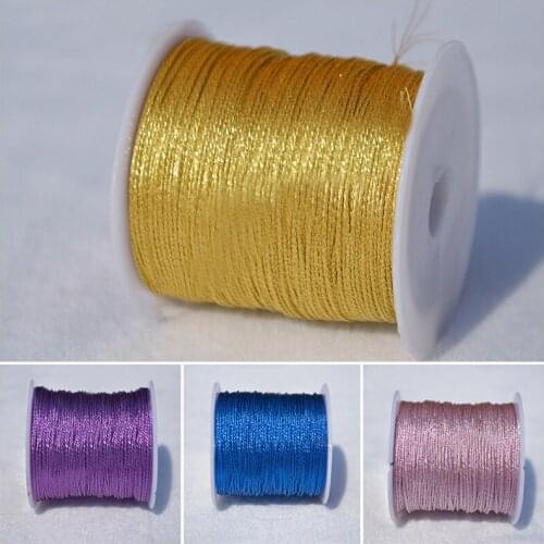 20m/100m lot Colorful Leather Line Waxed Cord Cotton Thread String Strap Necklace Rope For Jewelry Making DIY Bracelet Supplies