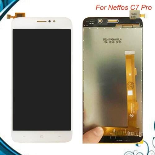 5.2inches For Neffos C7 Pro LCD Assembly Display + Touch Screen Panel Replacement for Neffos C7 Pro Cell Phone