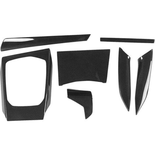 7Pcs Interior Trim Kit Door Handle Cover Dashboard Gear Shift Box Sticker Fit for BMW 4 Series (G22/G23/G26) RHD