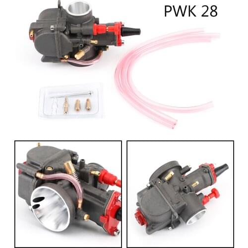 Artudatech 28mm Universal Motorcycle 2T 4T PWK 28 Carburetor for Keihin OKO Race Scooter for Dellorto