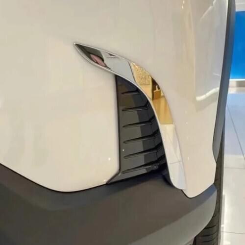 Car-Styling Accessories For 2020 2021 Toyota Corolla CROSS Front Fog Light Frame Rear Bumper Foglight Lamp Cover Trims Protector