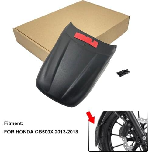 Motorcycle Tire Hugger Mudguard Extension Accessories Front Fender For HONDA CB500 X CB500F 2013 2014 2015 2016 2017 2018
