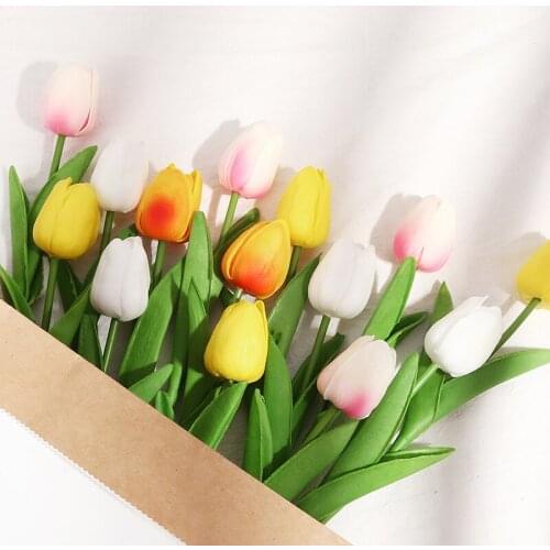 Искусственные тюльпаны Celadon China At AliExpress