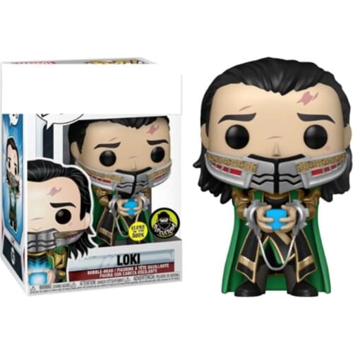 Disney Marvel Avengers: Endgame #747 Loki With Tesseract Action Figures Model Toys Vinyl Doll Children Birthday Chiristmas Gift