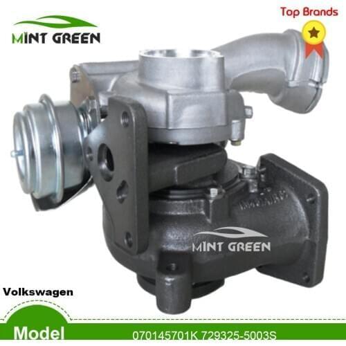 For GT1749V Turbo 070145701K 729325-5003S 729325-5002S 070145701KV For Volkswagen T5 Transporter 2.5 TDI 130 Hp AXD 2002