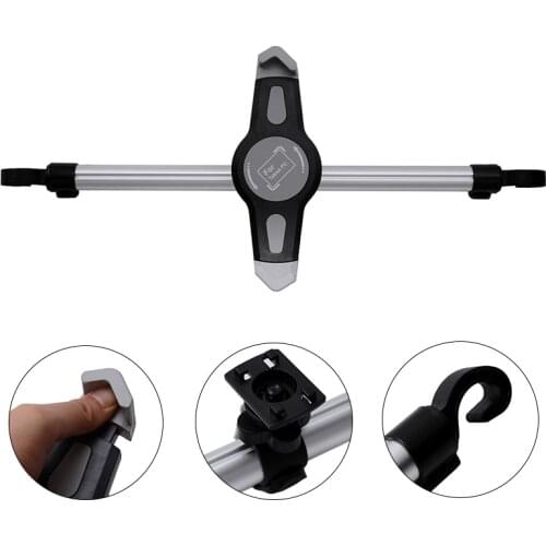 For Tablet 7"-11" Universal Car Bracket 1pc Aluminum Alloy Car Phone Mount Stand Auto Car Back Seat Headrest Mounting Holder