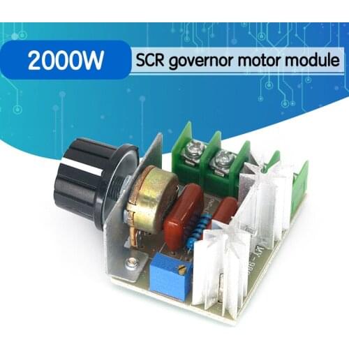 2000W 220V SCR Electronic Voltage Regulator Module Speed Control Controller