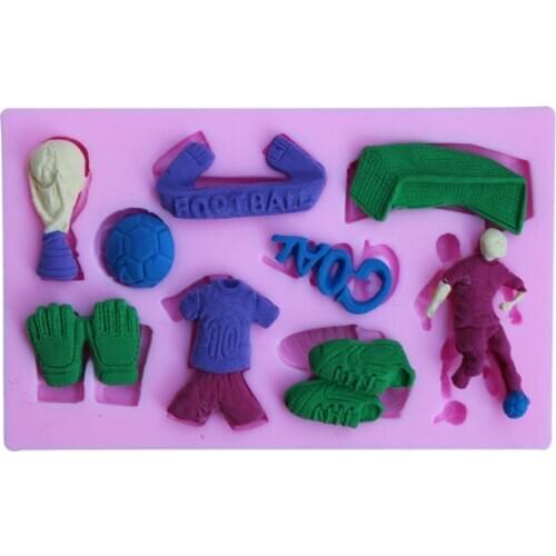 Football Inverting Sugar Silicone Mold Liquid Silica Gel Mold G062