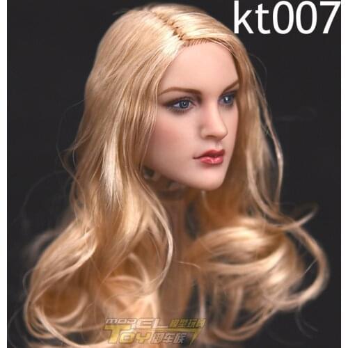 KIMI Toys KT007 1/6 Scale European Girl Head Sculpt Model Toys for 12" Female Action Figures Accessory