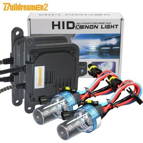 Buildreamen2 55W 10000LM AC Xenon Kit Ballast Bulb Car Light Headlight Fog Lamp 9005 HB3 9006 9007 H1 H3 H4 H7 H8 H11 8000K 12V