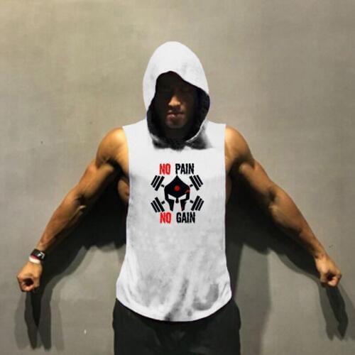 Workout Gym Tank Top Fitness New Mens Tank Tops Shirt Clothing Vest Sleeveless Cotton Man Canotte Bodybuilding Man Clothes Wear
