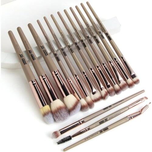 15PcsMakeup Brushes Tool Set 3 Colors Concealer Foundation Blush Powder Blend Cosmetic Multifunctional Make Up Brushes Maquiagem