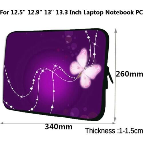 Prints Newest Notebook Laptop Ultrabook Neoprene Bag For Dell Macbook Pro Retina Lenovo 13.3" 12.9" 13 Computer Accessories Case