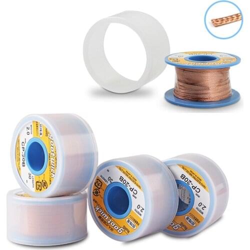 New Original Japan GOOT Desoldering Wicks Braid Copper Wire Solder Remover BGA Solder Wick RoHs Lead-free MSDS Welding Tools