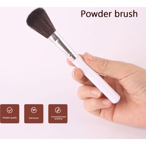 Single Black Professional High Quality Gloss Brush Handle Stylish Soft Comfortable Handle Premium Animal Hair Not Irritating