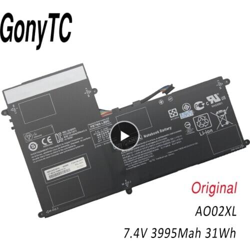 7.4V 31Wh Original Laptop Battery AO02XL For HP ElitePad 1000 G2 HSTNN-LB5O 728250-1C1 728558-005 728250-421 A002XL