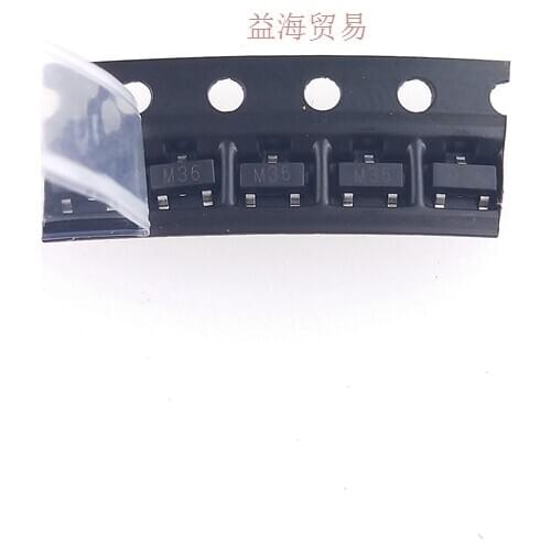 Original 100PCS/LOT SM36.TCT Printing M36 Anti-static protection diode SOT-23 new
