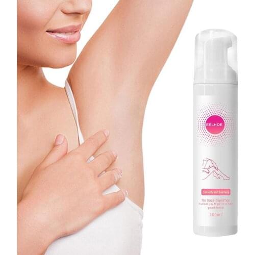 30/100ml Hair Removal Foam Mousse Face Body Bikini Legs Armpit Permanent Painless Hair Remover Cream Unisex Hair Removal Foam