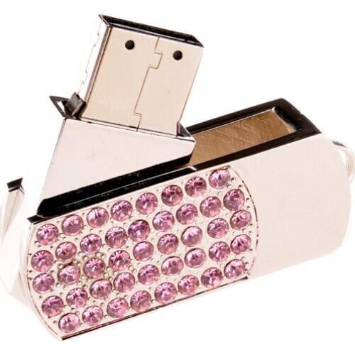 Swivel Usb 128GB Pendrive 512GB Flash Drive 64GB Jewelry Lovers Gift Creativo Usb 3.0 Pen Drive 32GB16GB 8GB Memory Stick Key